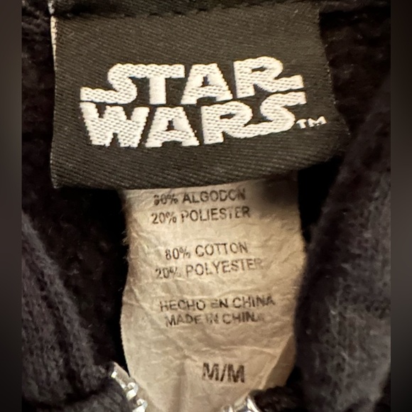 Men’s Star Wars First Order Zippered Hoodie, Medium - Picture 4 of 4